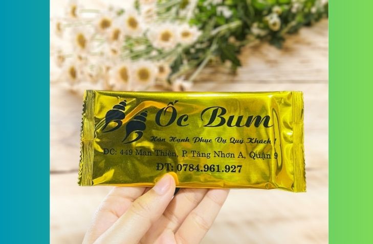 khăn lạnh khăn ướt quán ốc Bum