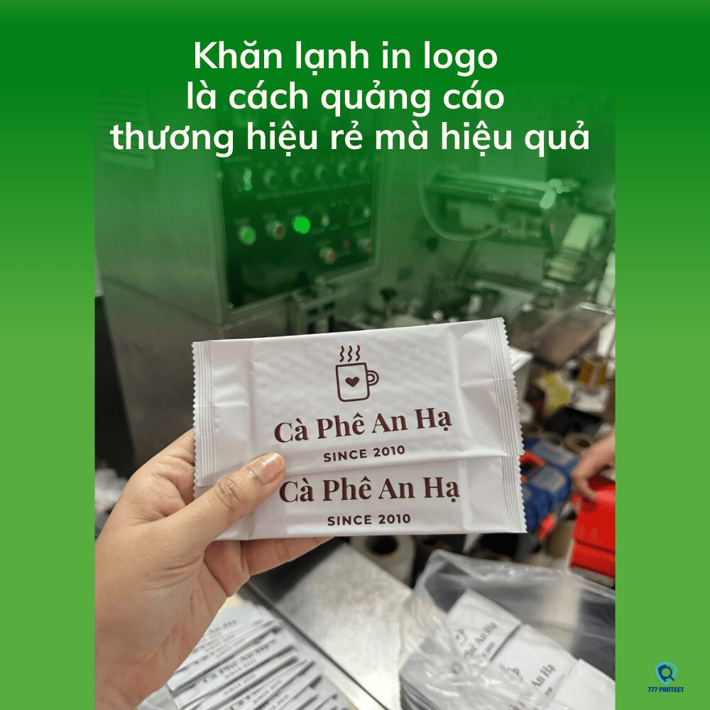  khăn lạnh in logo lại là giải pháp quảng cáo hiệu quả nhất cho quán ăn