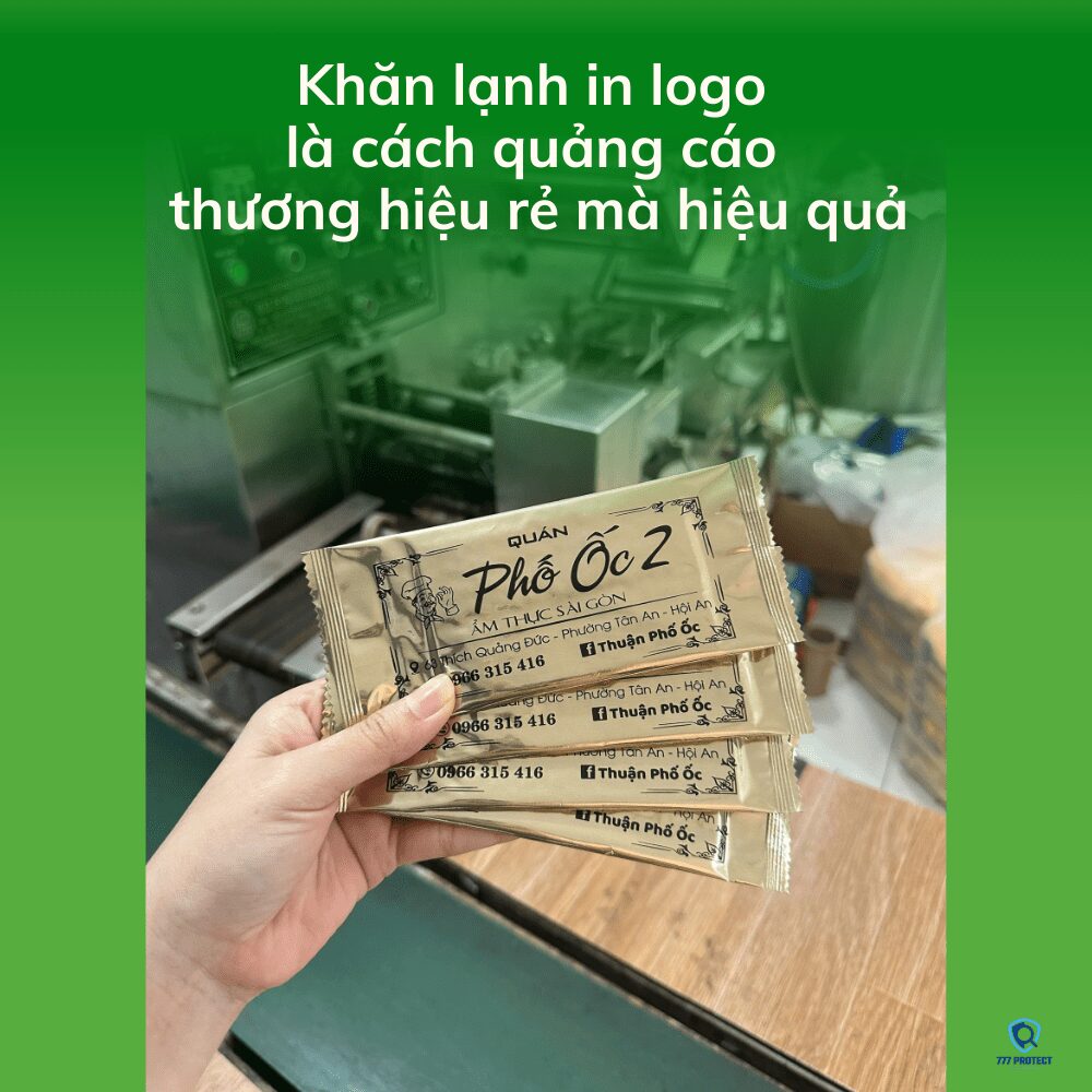 khăn lạnh in logo lại là giải pháp quảng cáo hiệu quả